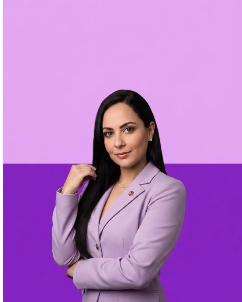 Retrato de Carolina Reguera, psicanalista clínica e integrativa do escritório